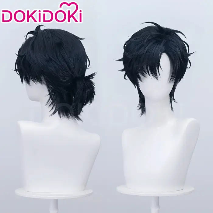 EN STOCK Lu Guang Charles Cheng Xiaoshi perruque Anime lien clic Cosplay DokiDoki hommes blanc