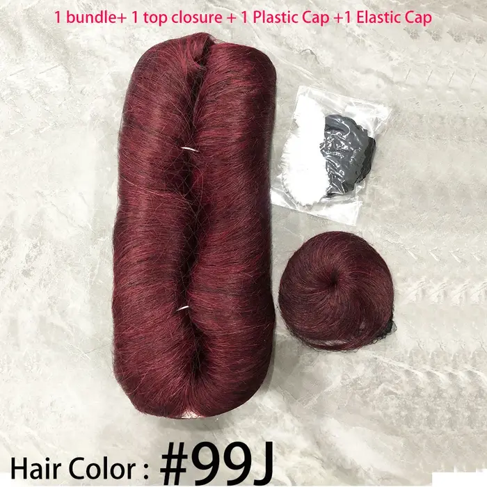 28 pièces Extensions de cheveux humains courts brésiliens un paquet pour une tête complète 100% paquets