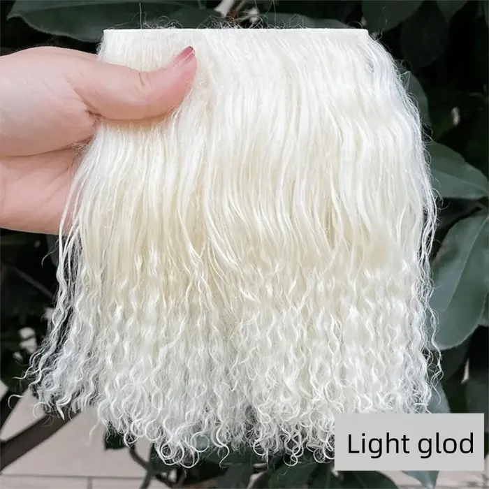 Extensions de cheveux en laine de mouton