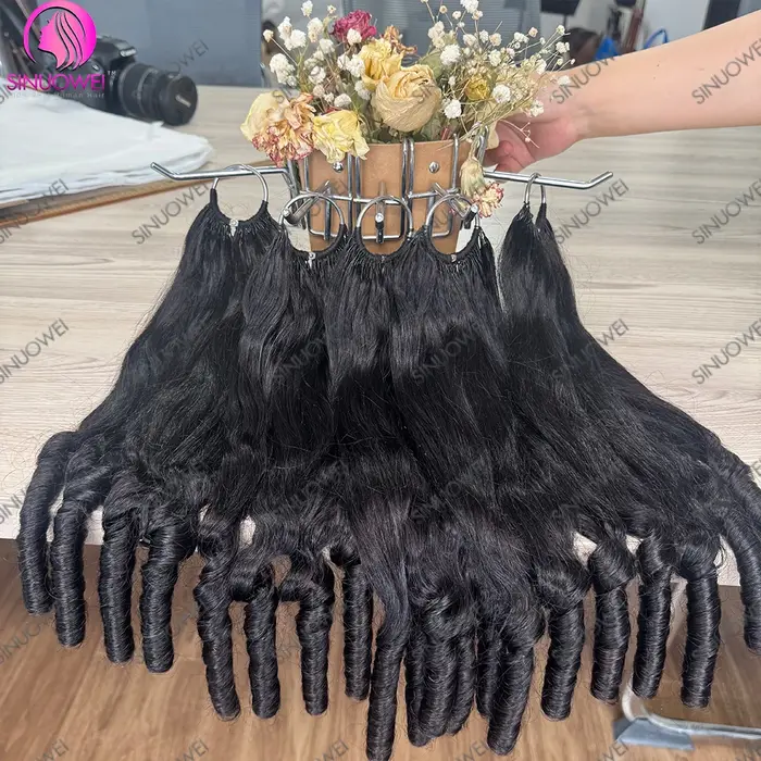 Extensions de cheveux pour tresses françaises