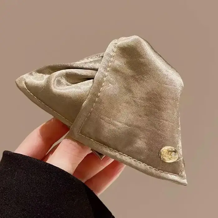 Pinces à cheveux triangulaires style coquillage français pour femme