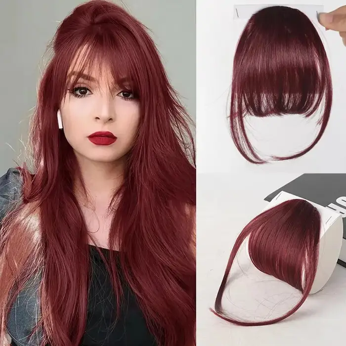 Extensions de cheveux synthétiques à clipser