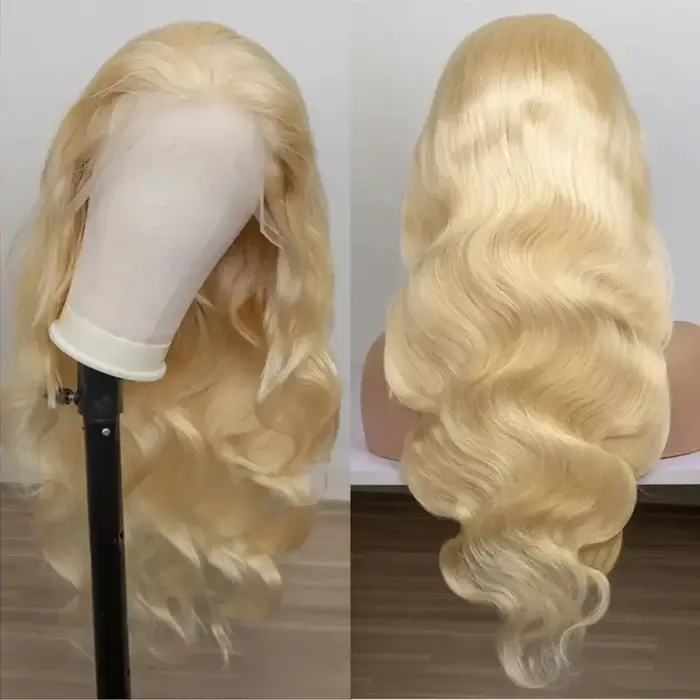Perruque Lace Front Wig Body Wave Naturelle Blonde 613