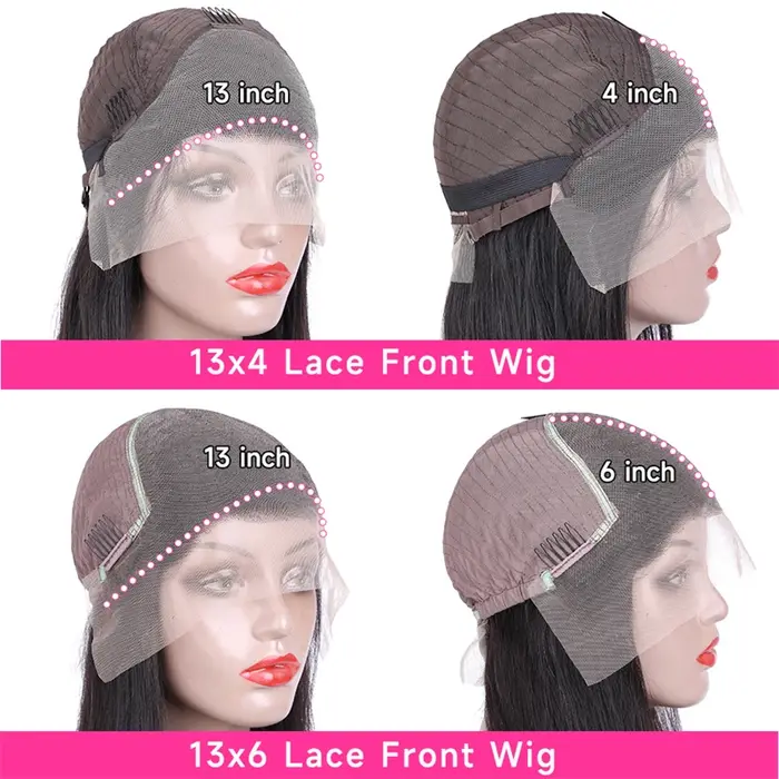 Perruque Lace Front Wig naturelle brise