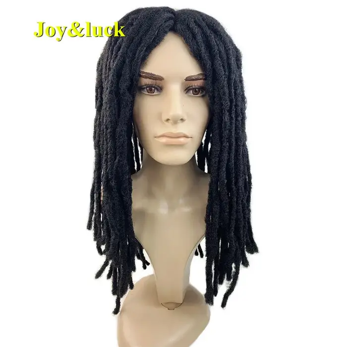 Perruque Dreadlocks synthétique longue noire pour hommes