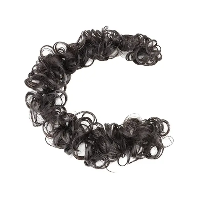 Postiche beignet chignon bouclé et désordonné |   Extensions de queue de cheval DIY pour femmes – Ac