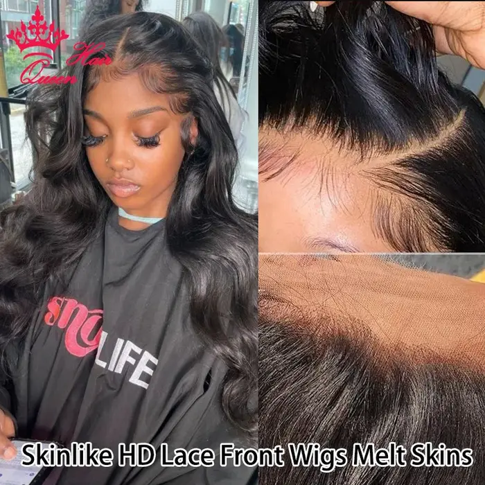 Queen Hair Real HD Invisible Wig 13x6 13x4 5x5 6x6 7x7 Undetectable Lace 100% Raw Human Hair Wigs Bo