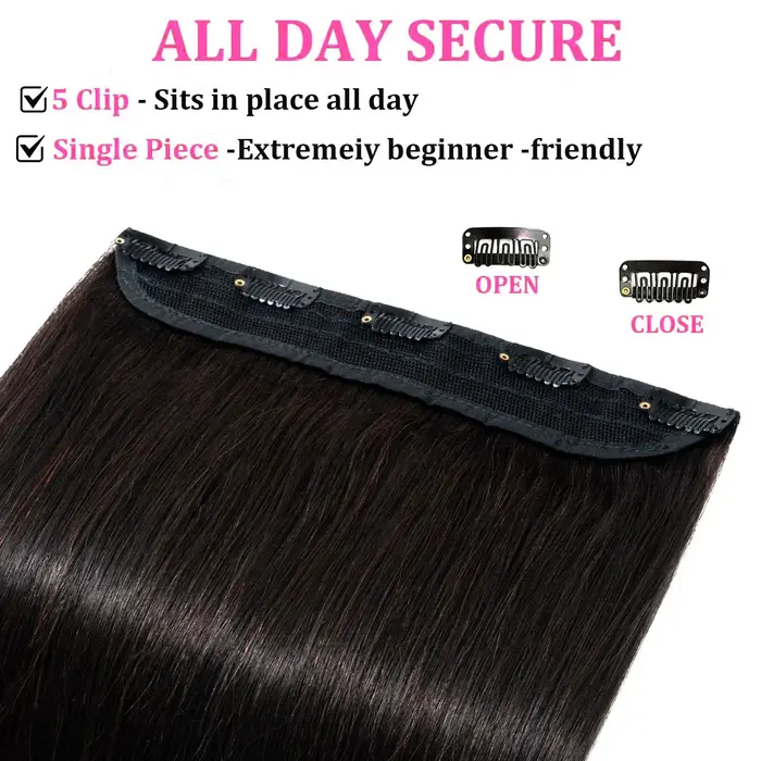 Extensions de cheveux à clips