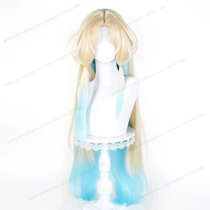 Perruque de cosplay HSR Pearl
