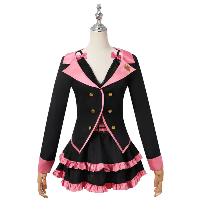Costume de cosplay de chanteuse virtuelle avec perruque
