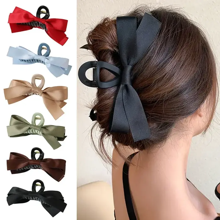 Pince à cheveux queue de cheval tressée pour femmes
