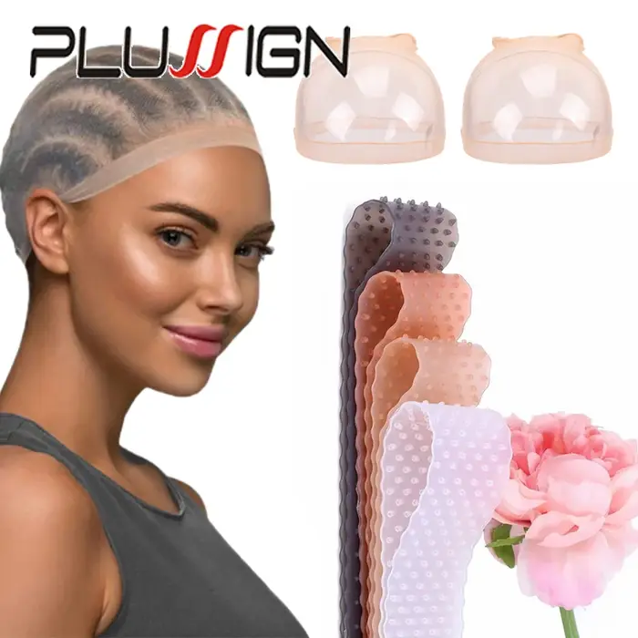 Plussign 2 pièces filet à cheveux Invisible HD bonnets de perruque pour perruques avant de dentelle