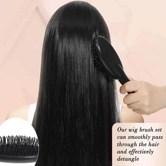 Ensemble de 3 brosses à perruque