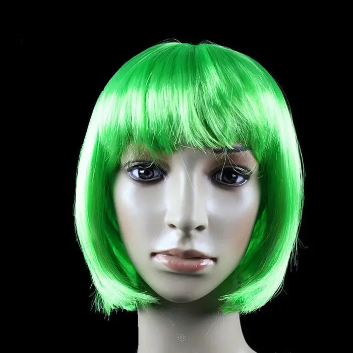 Perruque bleue pour filles, Anime, Cosplay coccinelle, accessoires de Costumes d'halloween, perruque