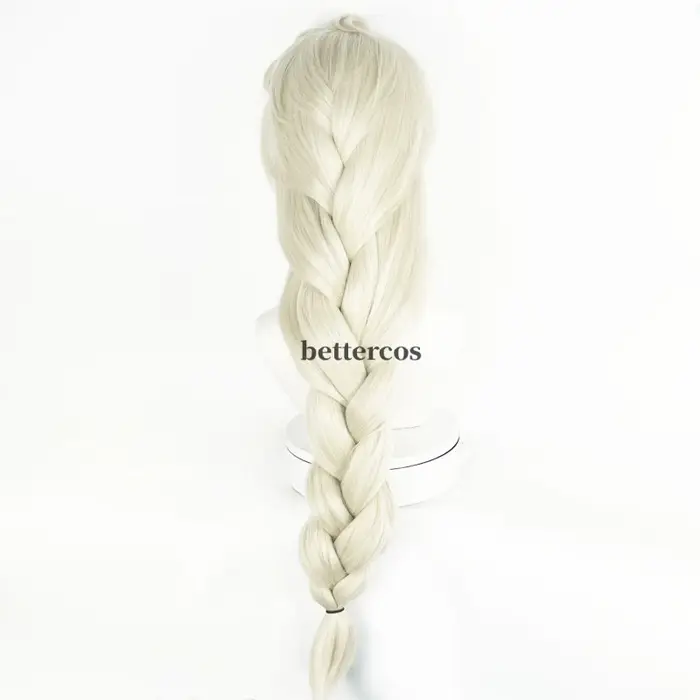 Perruque Elsa synthétique tressée Blonde