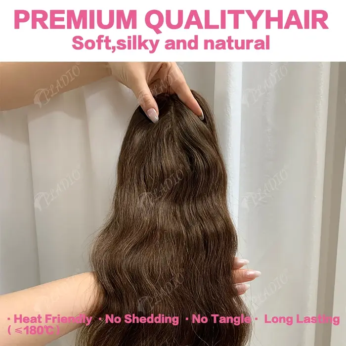 Extensions capillaires naturelles en cheveux humains pour femmes
