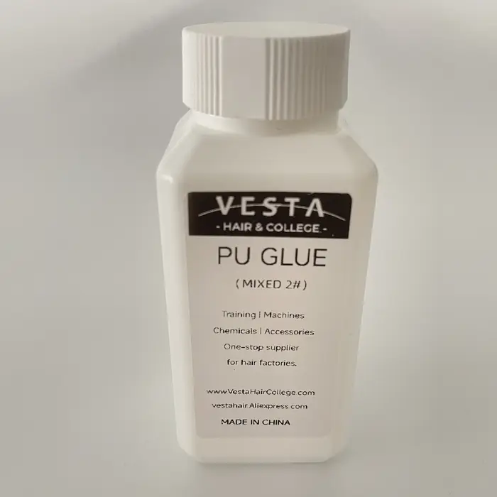 Mini Bouteille de Colle Pu Mixte pour Extension de Cheveux, Ruban Adhésif, Toupet Topper