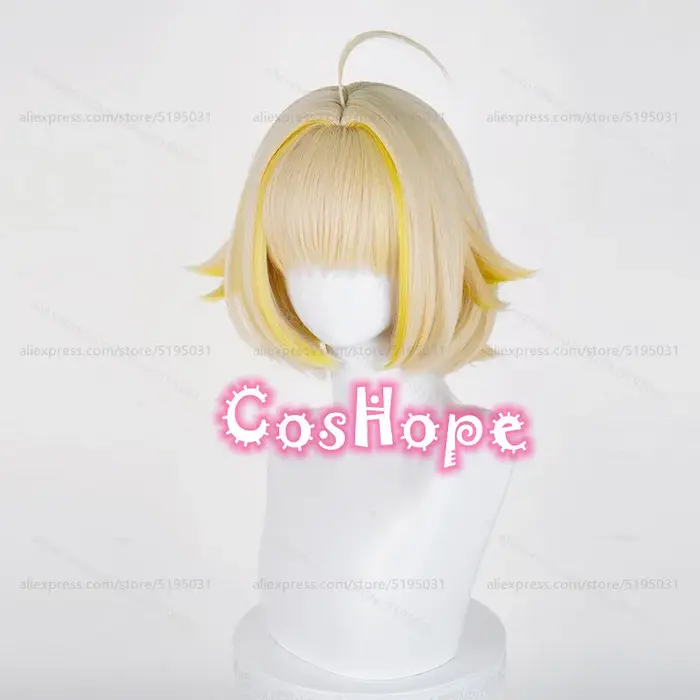 Elegg – perruque synthétique courte de 34cm