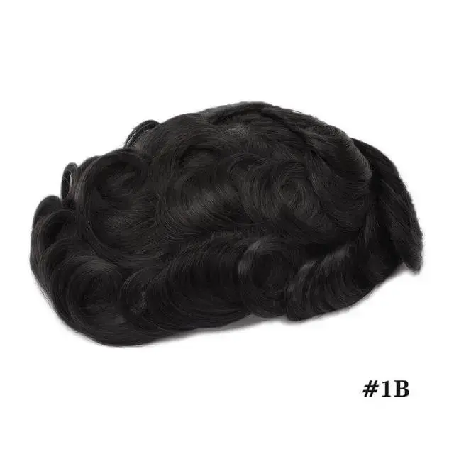 Perruque Toupet Swiss Lace Front pour Homme