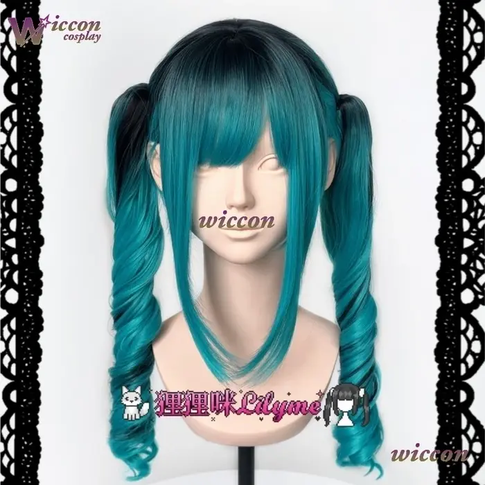 Perruque synthétique de Cosplay Anime Misamisa Jirai Kei pour filles