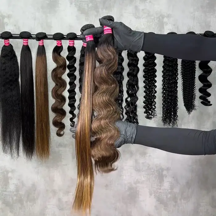 UNice Balayage Highlight Straight Bundles 1 ou 3 pièces/lot, extensions de cheveux 100% naturels pré