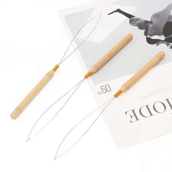 Kit d'outils pour extensions de cheveux avec micro-anneaux