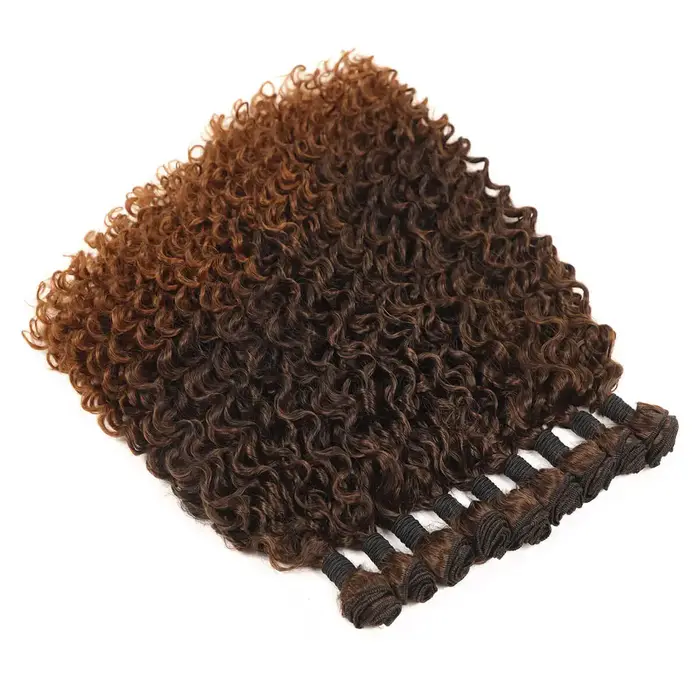 Extensions de Cheveux Synthétiques Bouclés Crépus 20 22 24 Pouces 9 Pièces pour Tête Entière, Fibres Organiques, Tissage de Cheveux Bouclés Souples 50/55/60cm
