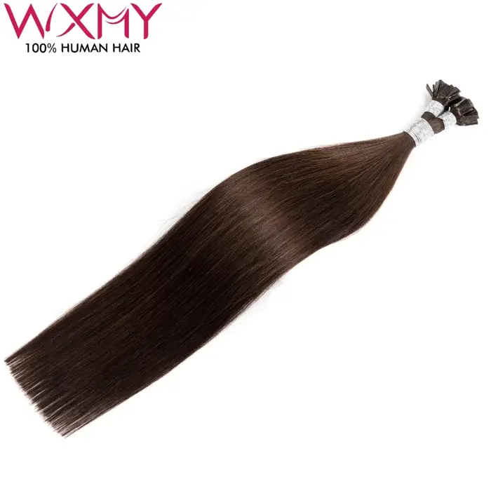 Extensions de cheveux à pointe plate droite