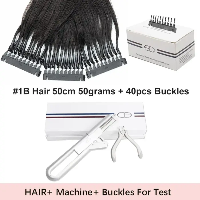 Kit d'outils pour extensions de cheveux 6D Mrshair