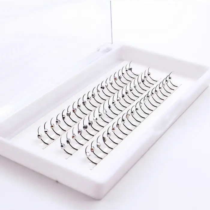 Extensions de cils diamantées scintillantes