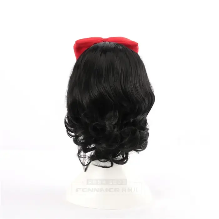 Perruque de cosplay princesse blanche-neige pour femmes