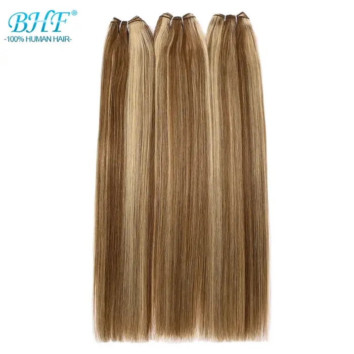Bundles de cheveux humains raides en surbrillance