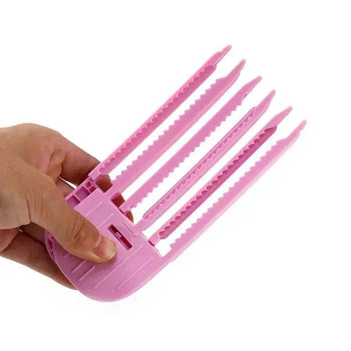 Épingle à cheveux moelleuse frangue à friser Clips racines