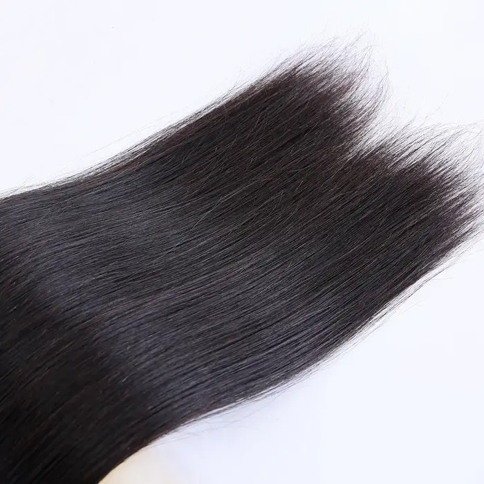 Extensions de cheveux naturels Remy lisses à bande adhésive