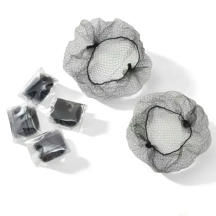 10/20/30 pièces filet à cheveux en Nylon Durable pour chignon outil de coiffure filet à cheveux noir