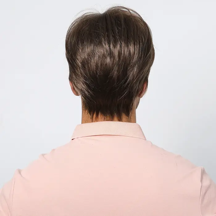 Perruques Bob Pixie Cut avec Frange pour Hommes