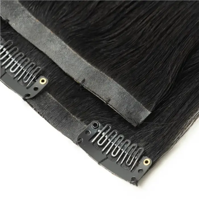 Extensions de Cheveux Humains à Clips en PU