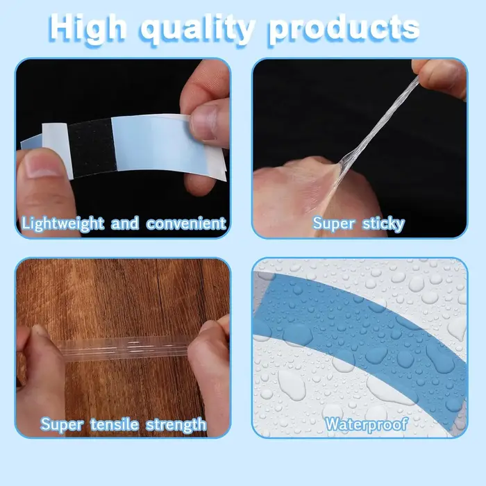 100/50 pièces nouvelle haute qualité dentelle avant imperméable Double face forte adhésif perruque colle pour perruques