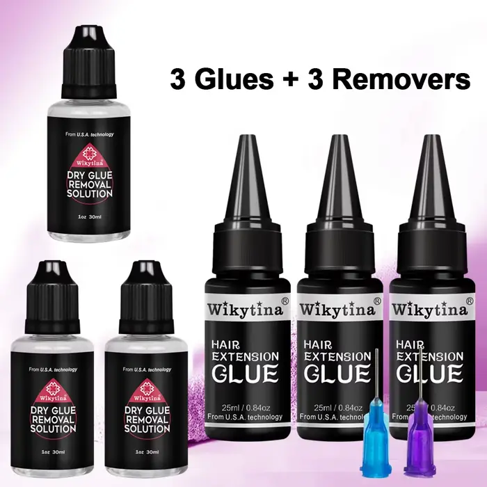 Kit de colle UV pour extensions capillaires