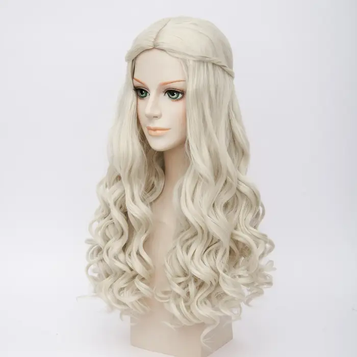 Alice au pays des merveilles – perruque de Cosplay en Fiber synthétique