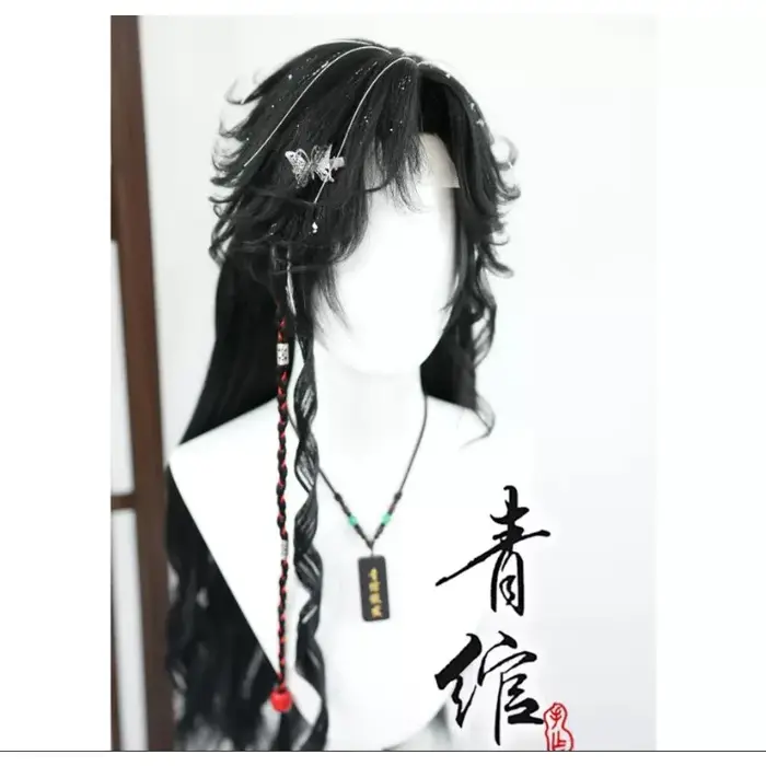 Perruque de cosplay TGCF Tian Guan Ci Fu Xie Lian Hua Cheng