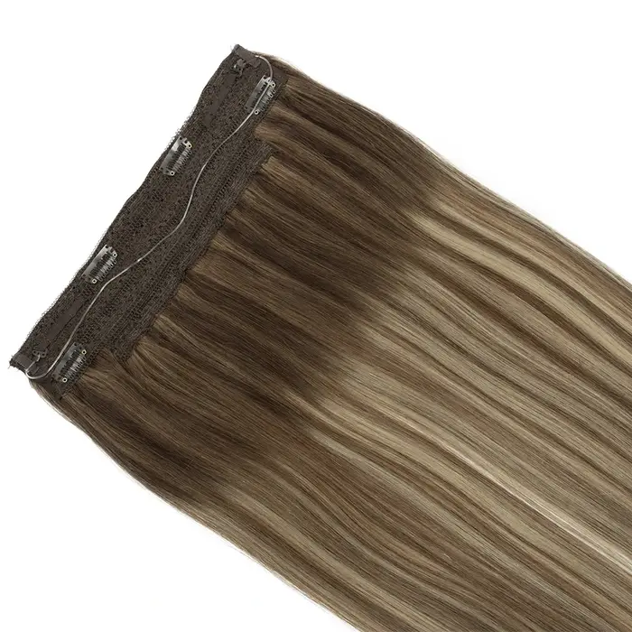 Extensions de cheveux Halo fil caché pince dans