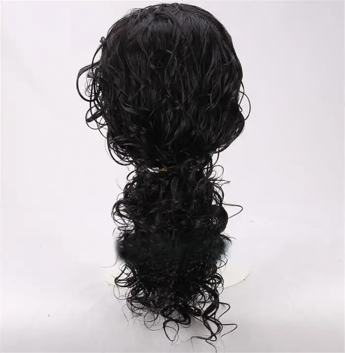 Perruque noire Michael Jackson 2026 pour cosplay