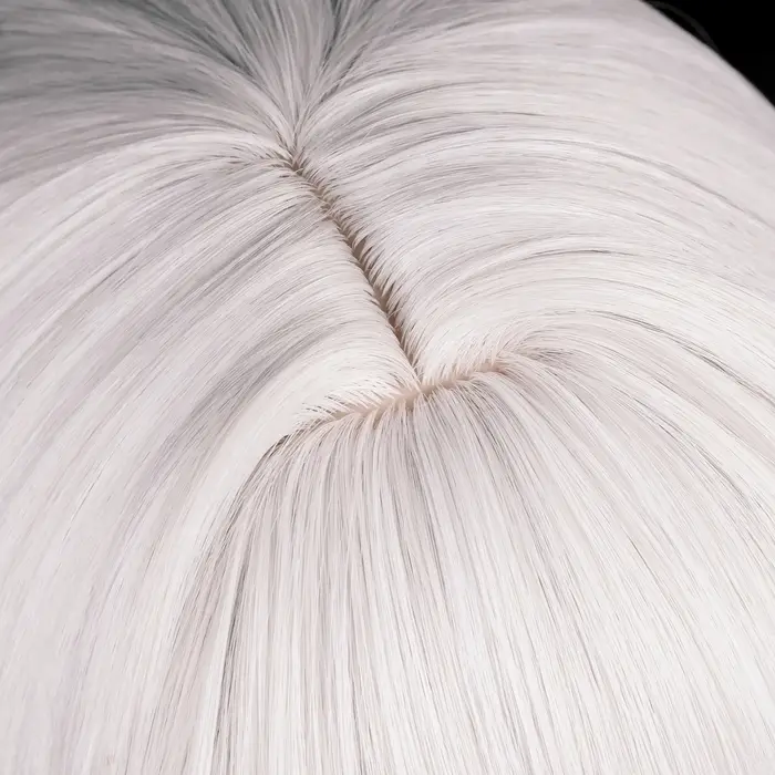 MSIWIGS – perruques de Cosplay synthétiques longues et lisses, cheveux blancs résistants à la chaleu