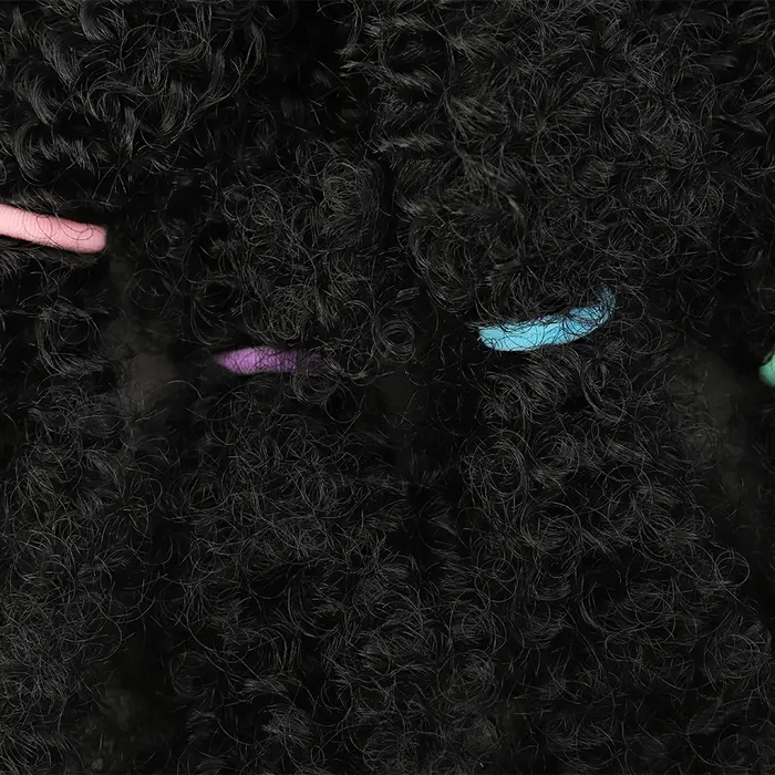 Perruque synthétique Afro Kinky 12 pouces