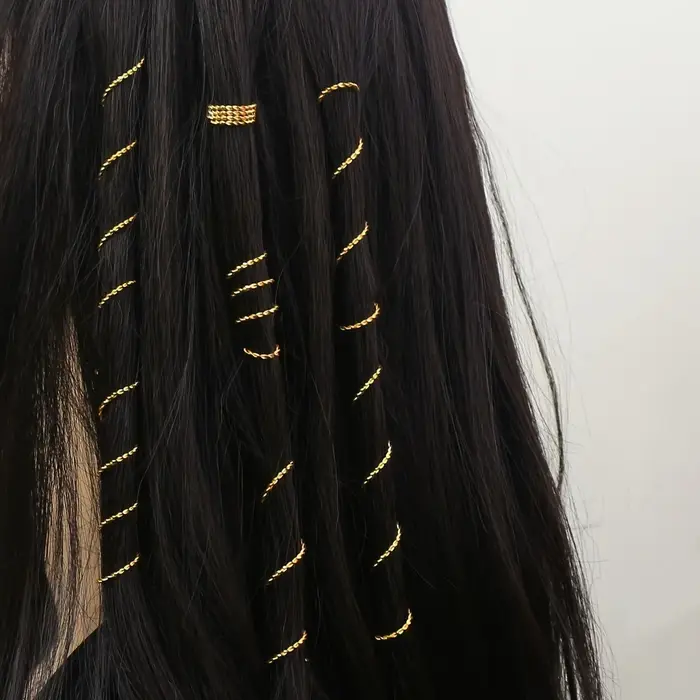 40 pièces/ensemble Dread Locks outil de tressage de cheveux pour filles femmes hommes anneau