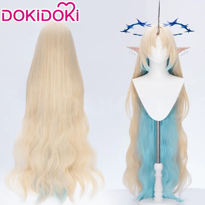 En STOCK Augusta Cantarella Cartethyia Fleurdelys Iuno perruque jeu vagues gagnantes DokiDoki 100 cm