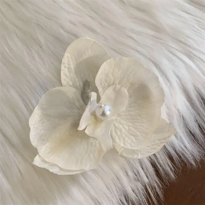 Épingle à cheveux fleur super nickel é