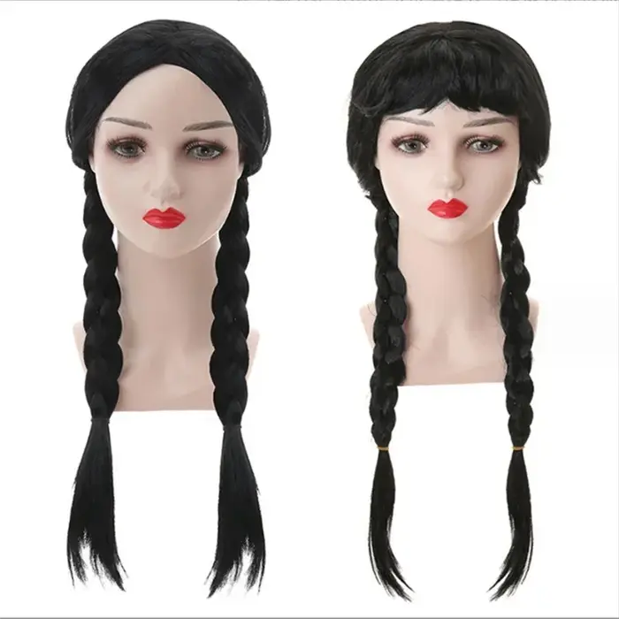 Perruque de Cheveux Longs Synthétiques pour Cosplay