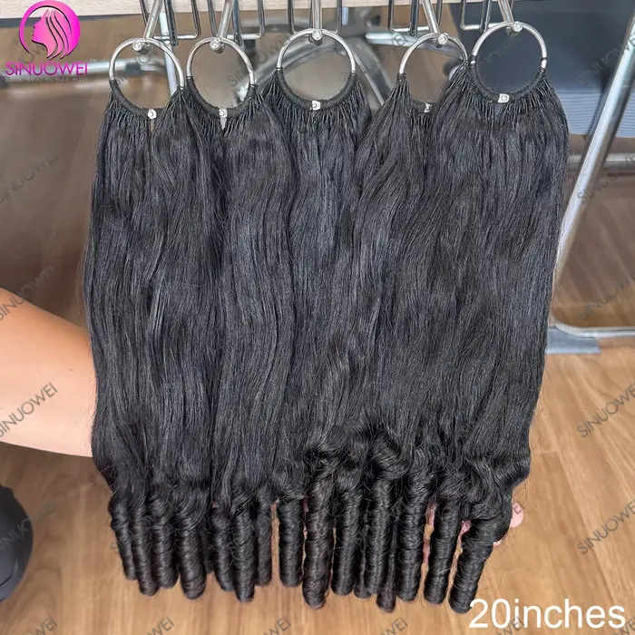 Extensions de cheveux pour tresses françaises